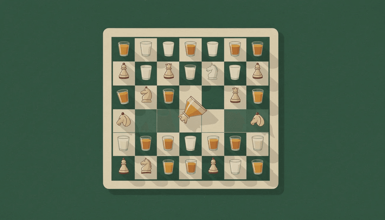 Beer Chess illustration