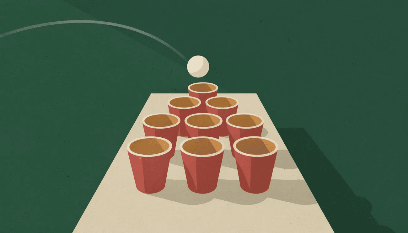 Beer Pong illustration